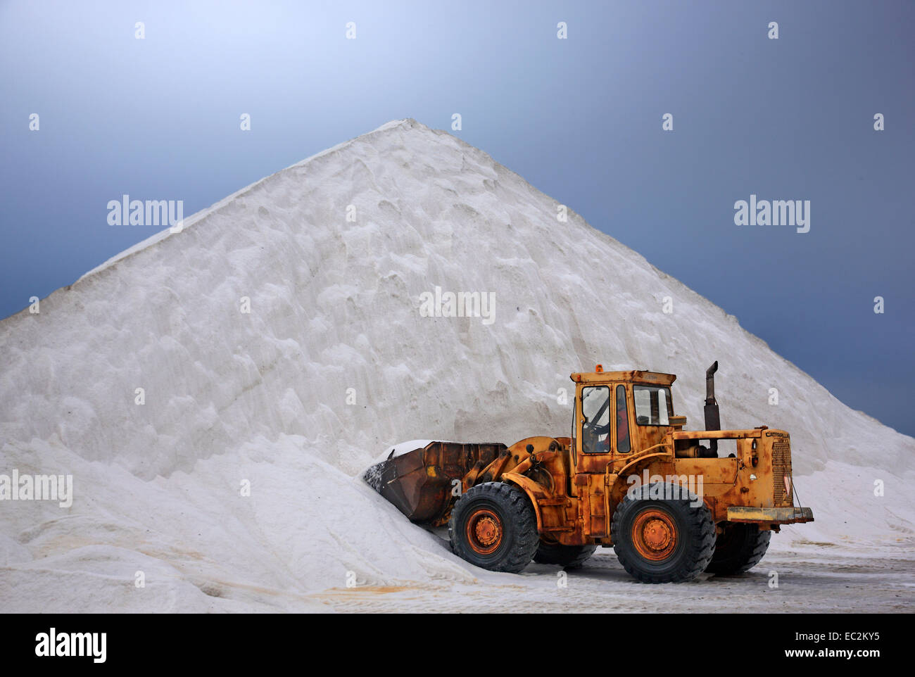 Aliki ("Saline") Kitrous, Pieria, Mazedonien, Griechenland. Stockfoto