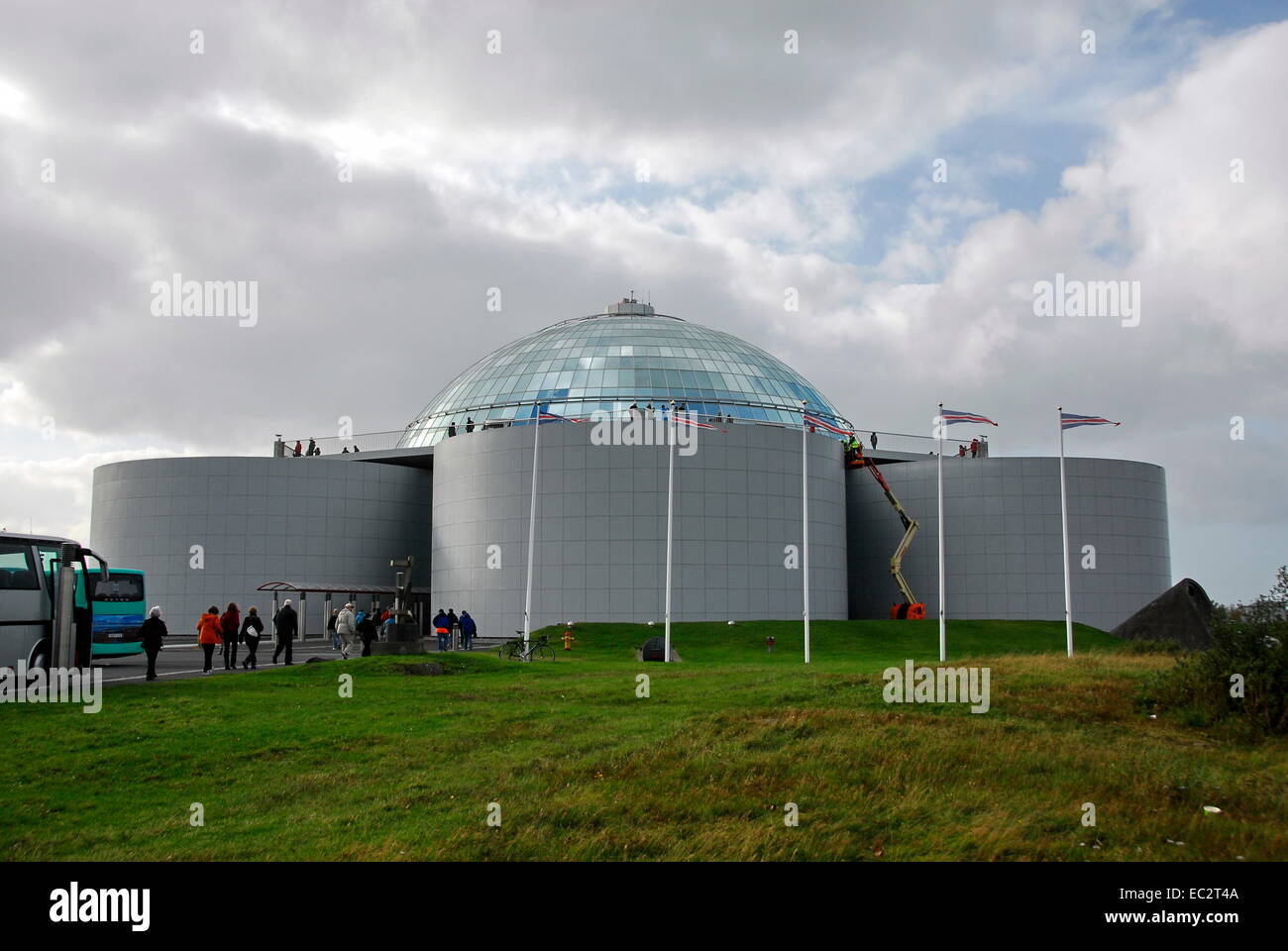 Die Perle (Perlan) in Reykjavik, Island Stockfoto