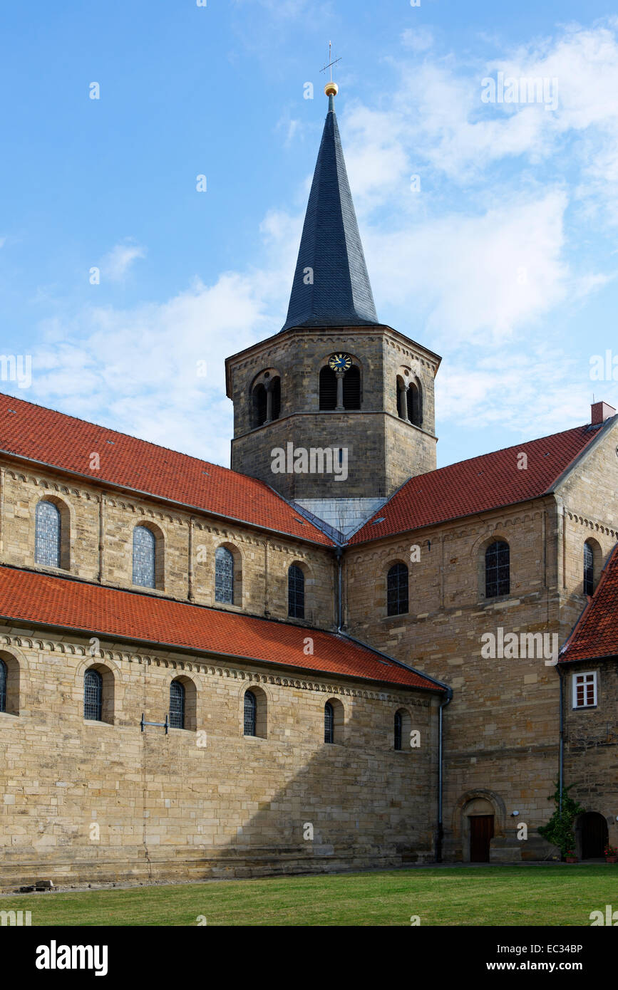 Basilika St. Godehard, Hildesheim, Niedersachsen, Deutschland, Europa / Basilika St. Godehard, Hildesheim, Niedersachsen, Keim Stockfoto