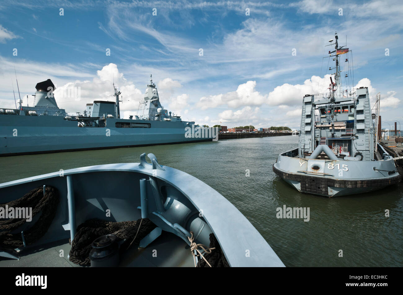 Marine-Hafen Stockfoto