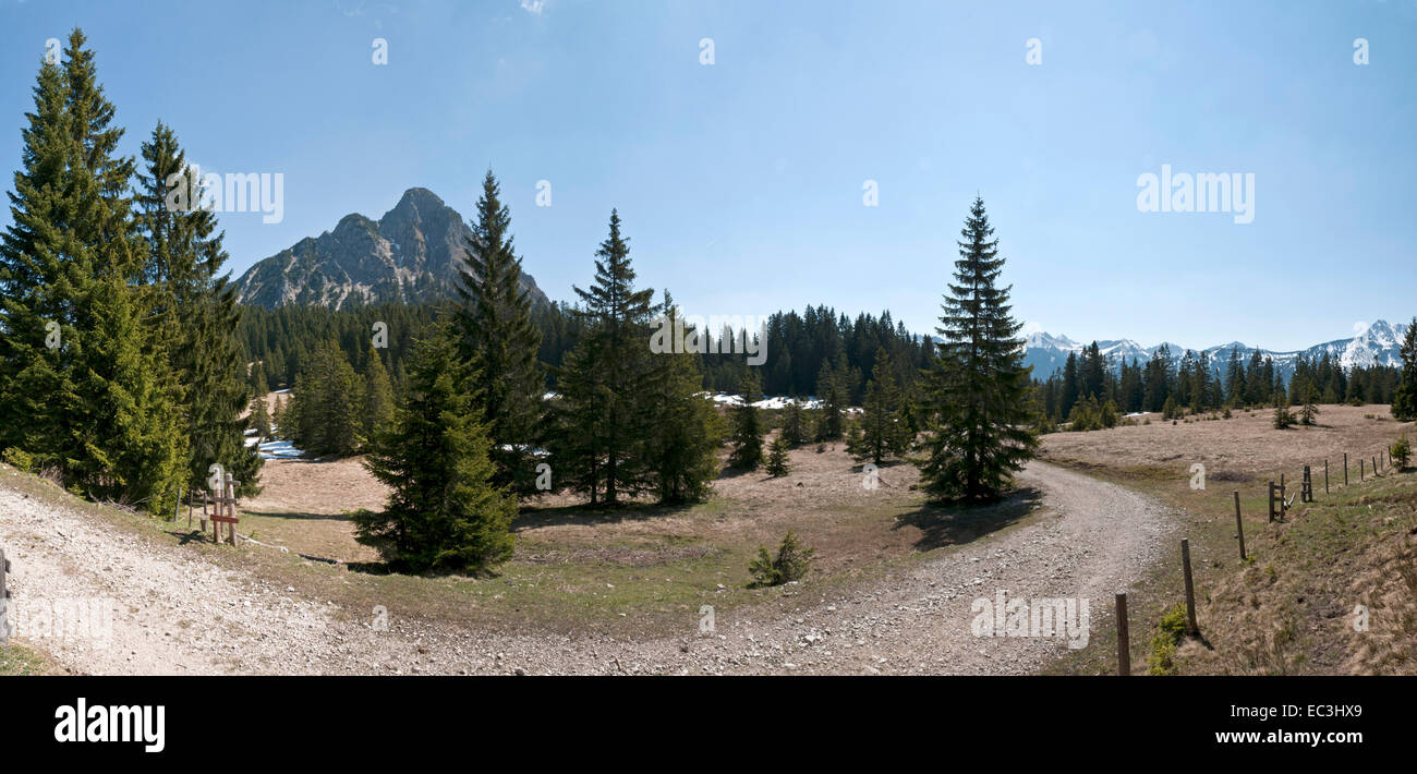 Berge in Tirol Stockfoto