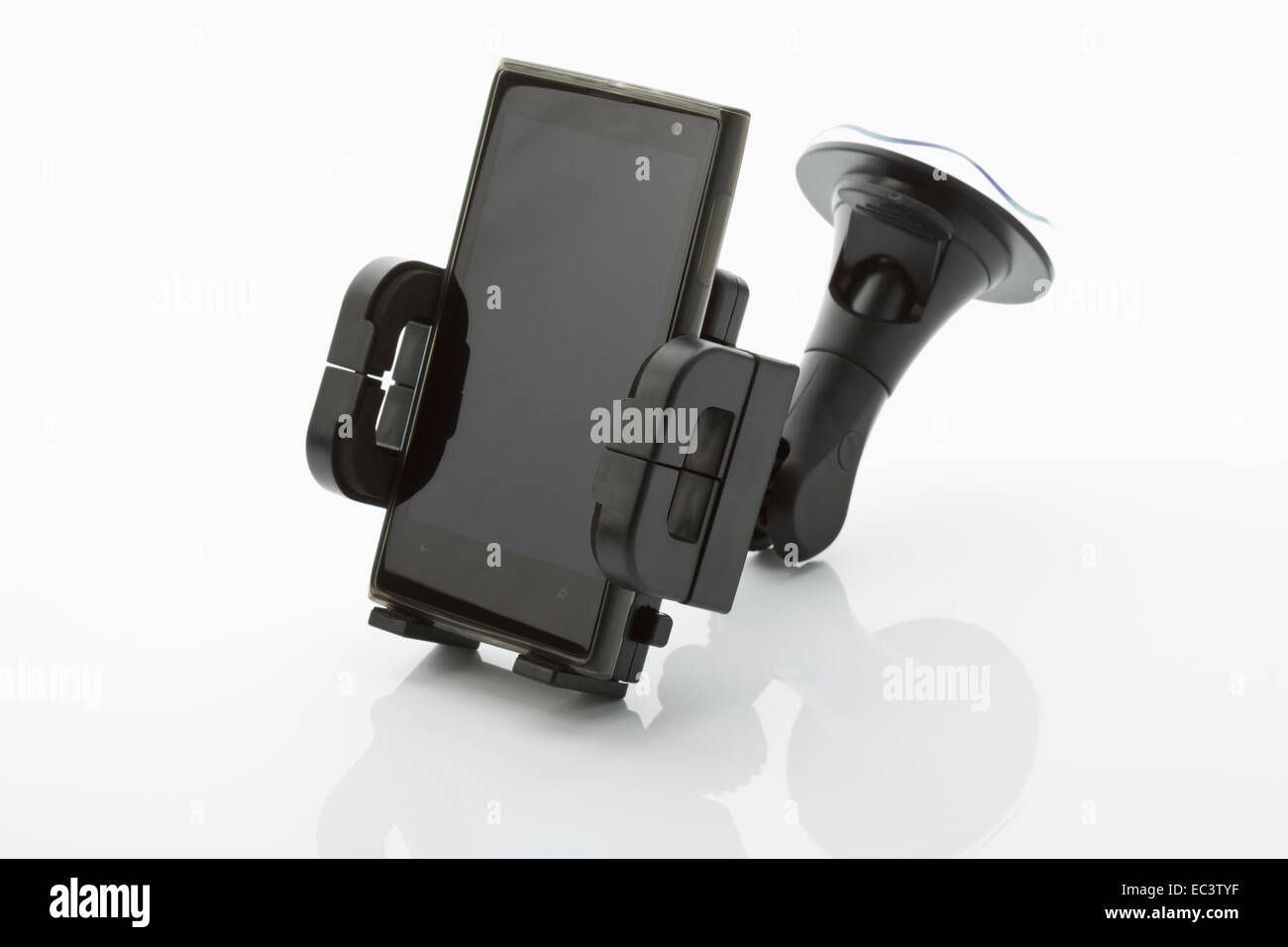 Kfz-Halterung für Smartphones Stockfoto