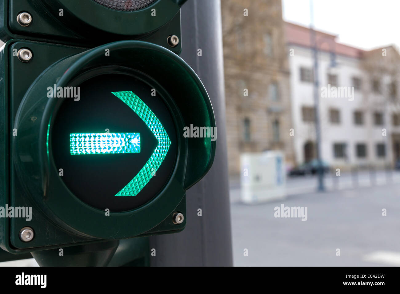 Ampeln für Radfahrer Stockfoto