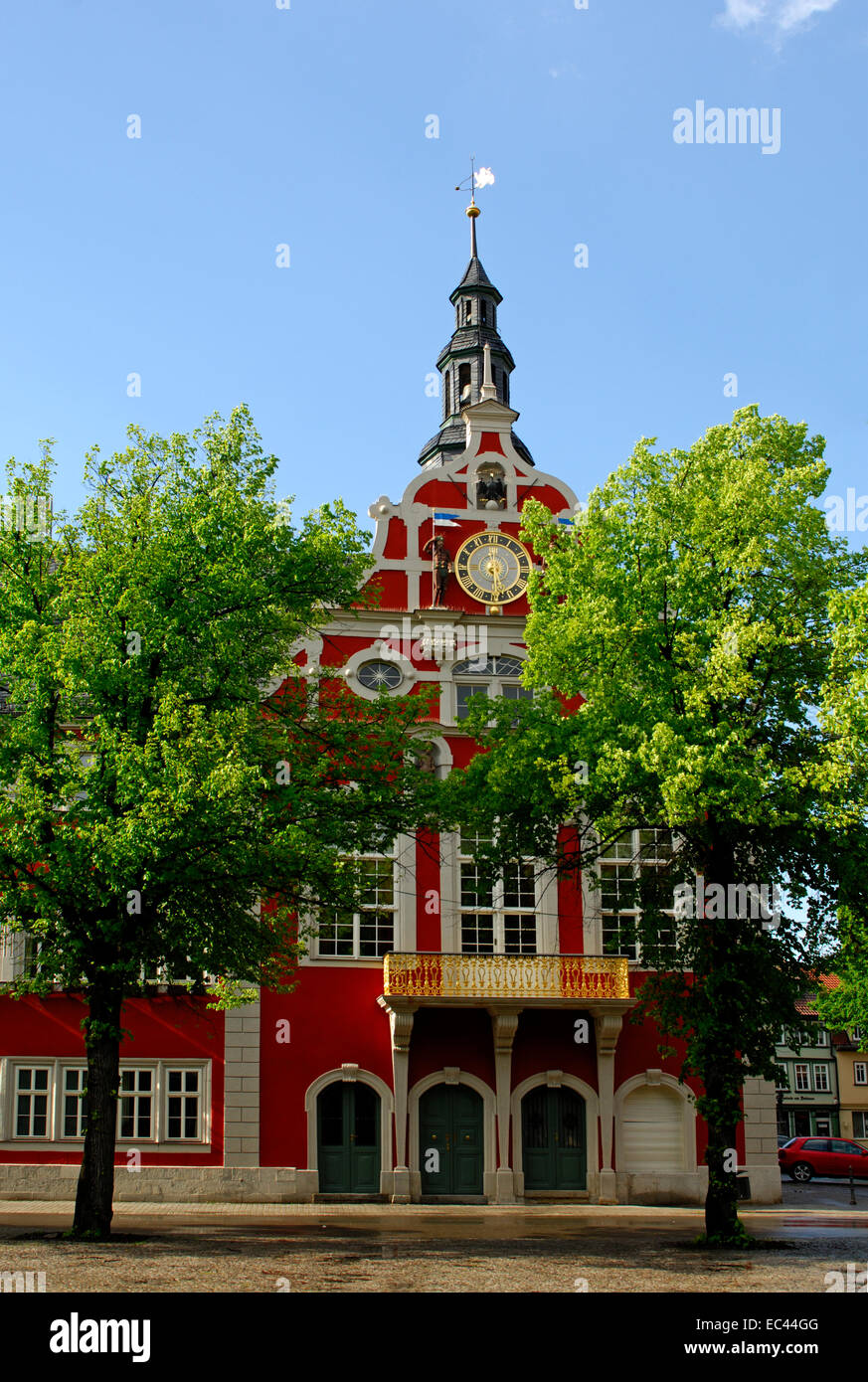 Renaissance Stil Rathaus, Arnstadt, Thüringen, Deutschland Stockfoto