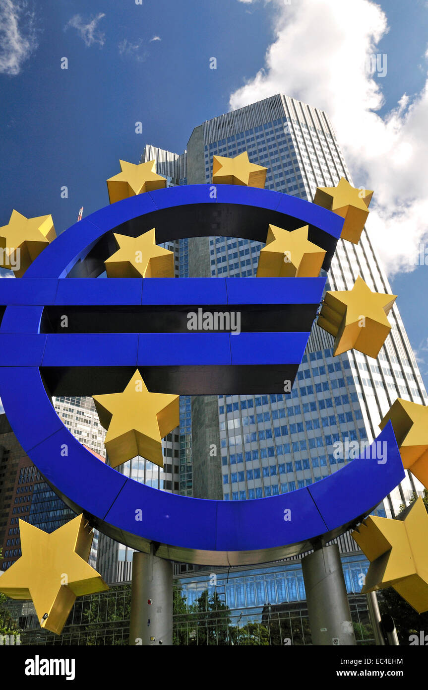 Europäische Zentralbank, EZB, Frankfurt Stockfoto