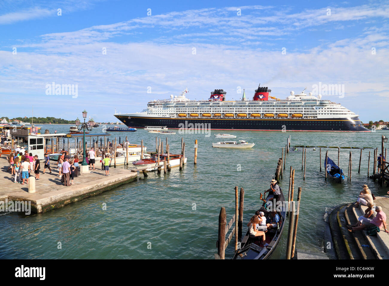Kreuzfahrtschiff Disney Magie, IMO 9126807, Disney Cruise Line Stockfoto