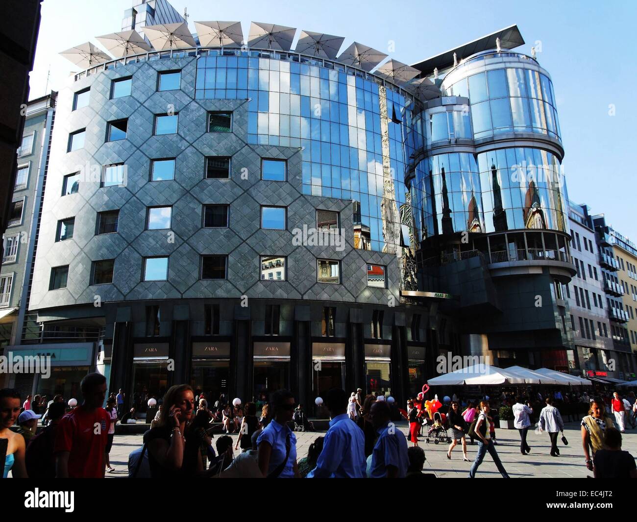 Haas-Haus, St. Stephen s Square Mall Stockfoto