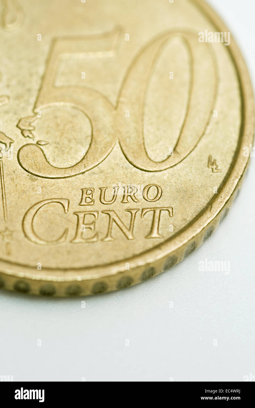 50 Euro-cent Stockfoto
