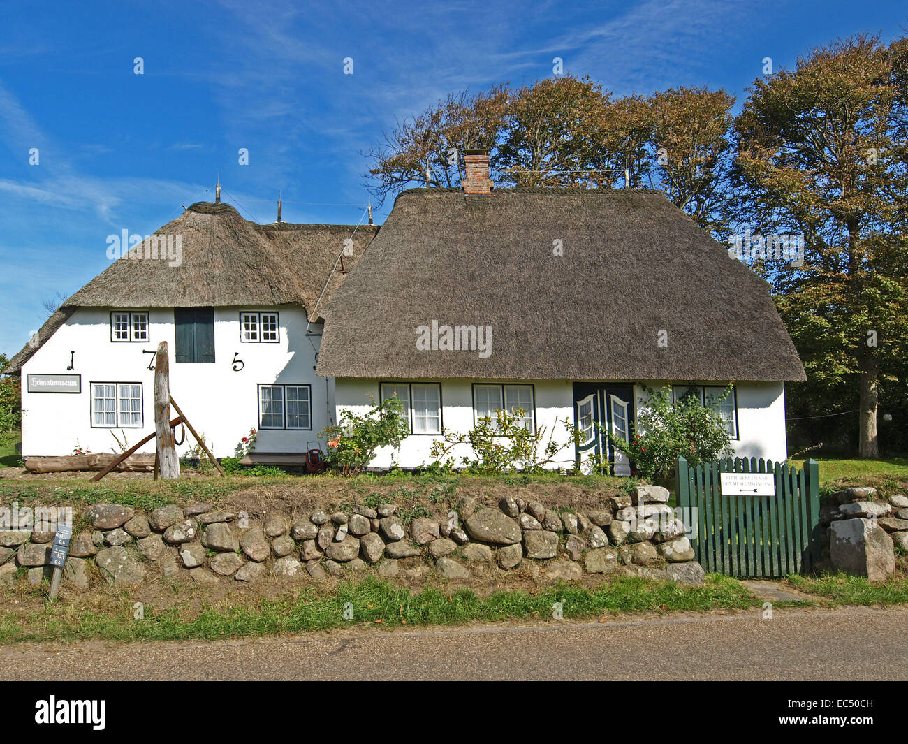 Heimatmuseum in Keitum, Schleswig Holstein, Deutschland Stockfoto