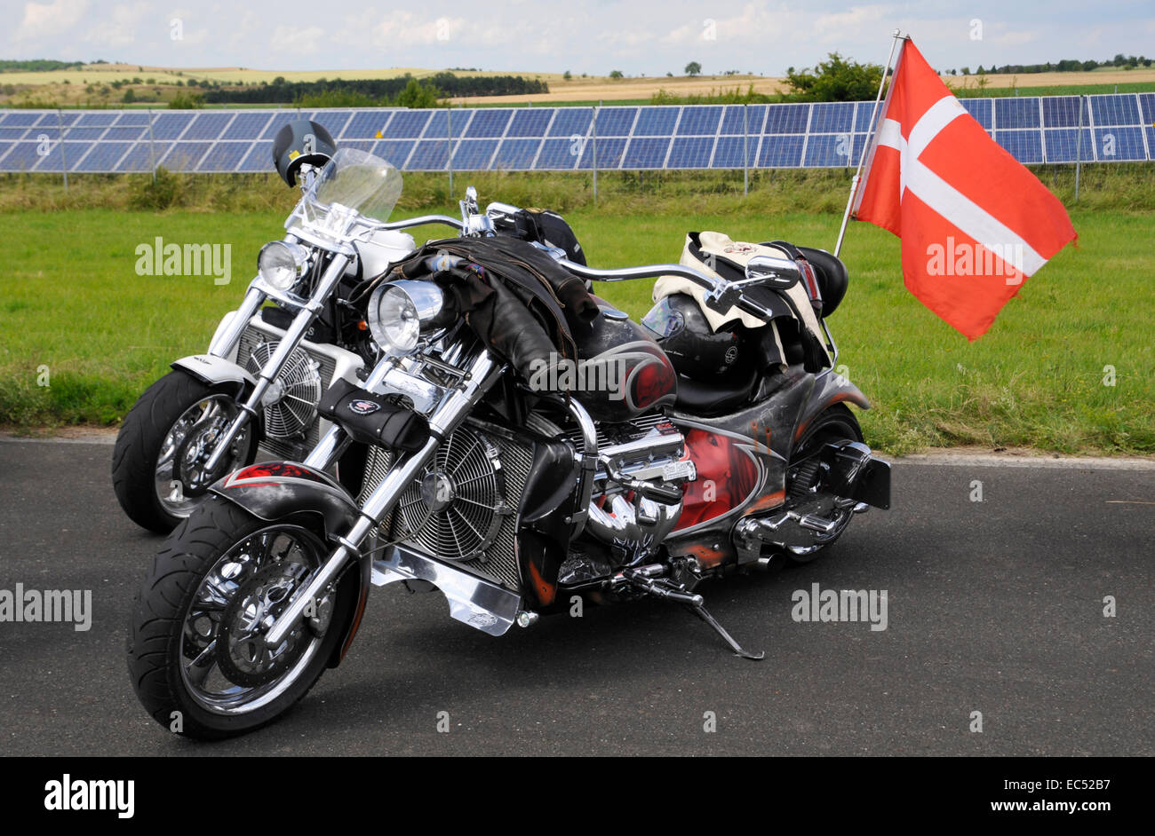 Motorräder Stockfoto