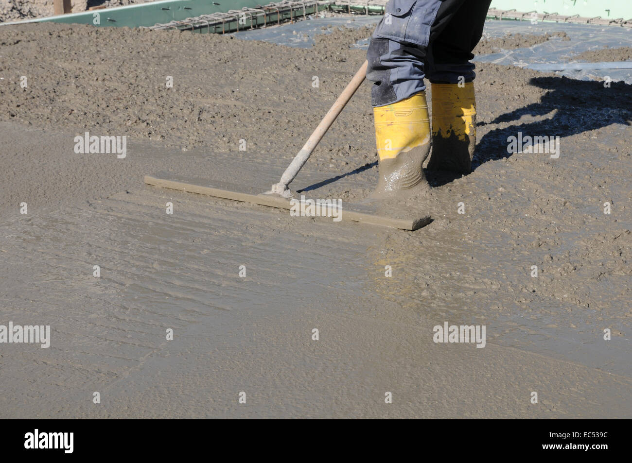 Beton glatt Stockfoto