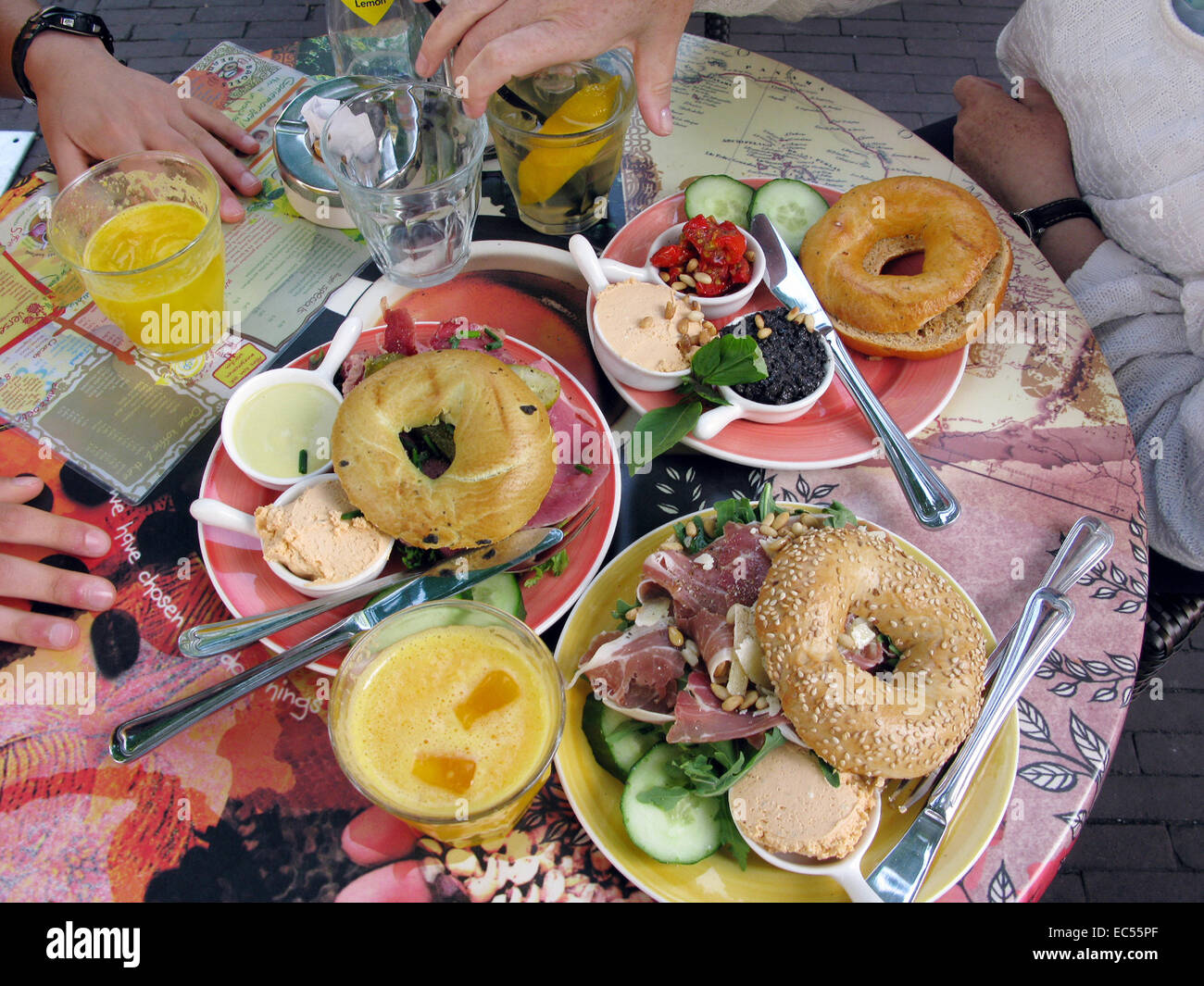 Sandwich Balgels und Feinkost in Amsterdam, Niederlande Stockfoto