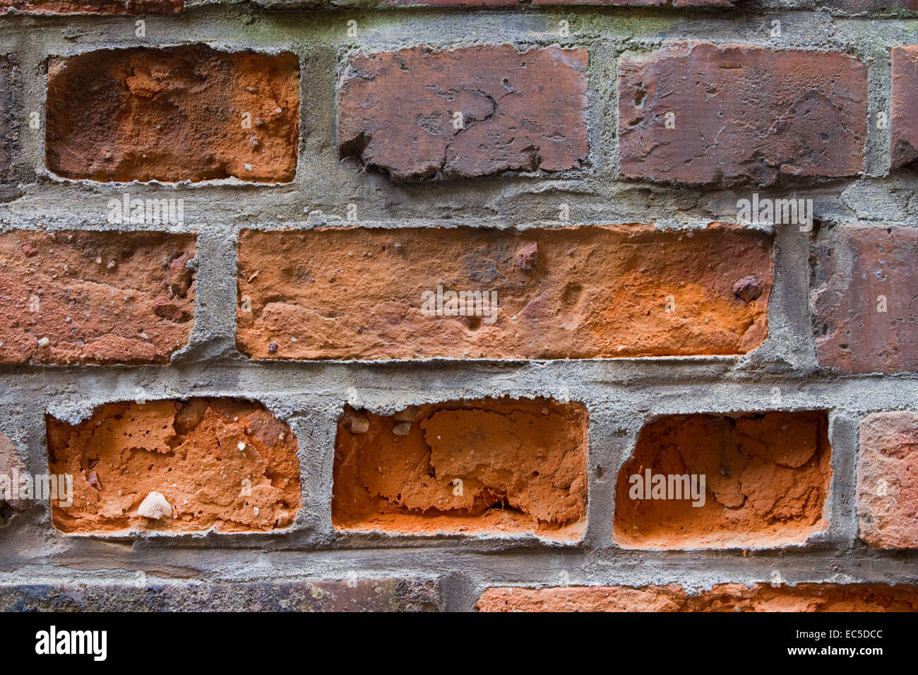 Ziegelbruch Stockfoto