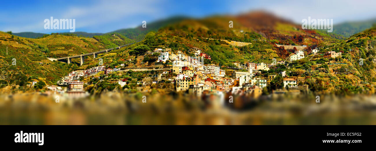 Riomaggiore Stockfoto