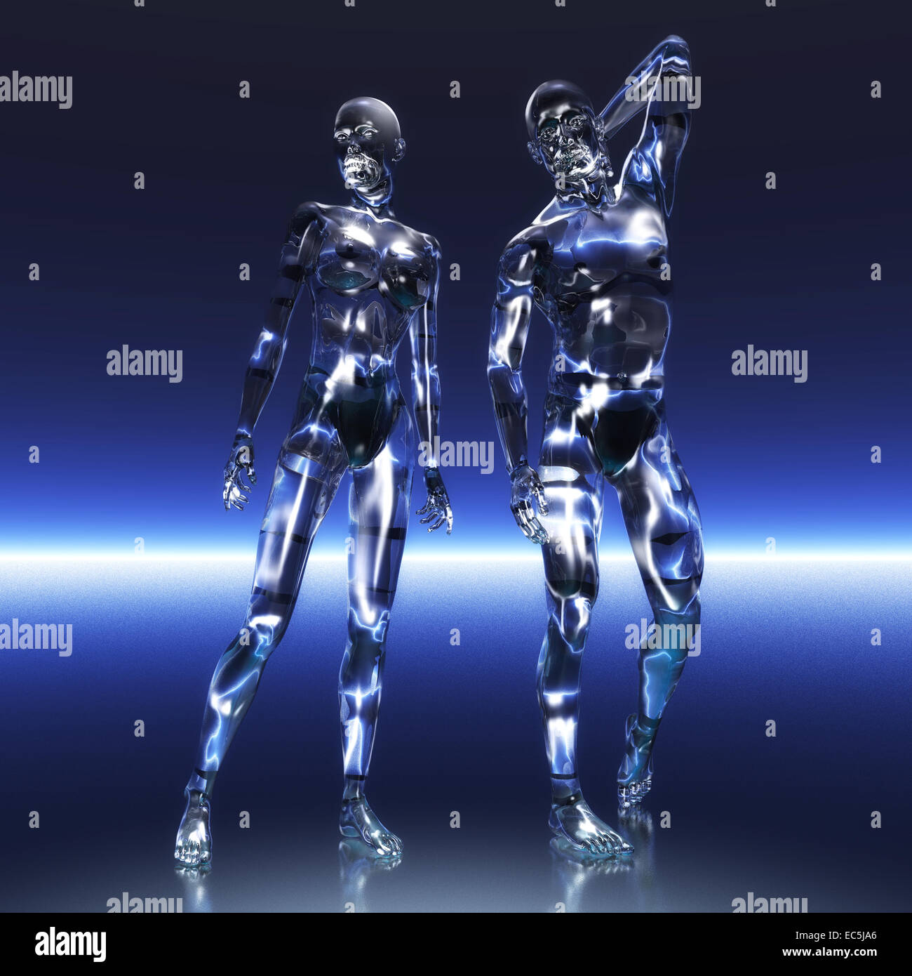 Digitale Visualisierung der menschlichen Anatomie Stockfoto Digitale Visualisierung der menschlichen Anatomie Stockfoto