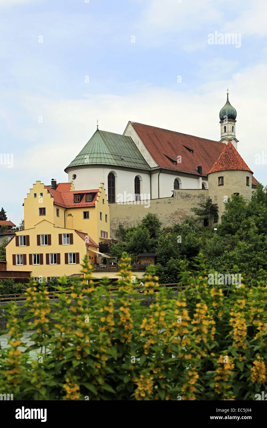 Altstadt Füssen, Allgäu, Bayern, Deutschland, Europa Stockfoto