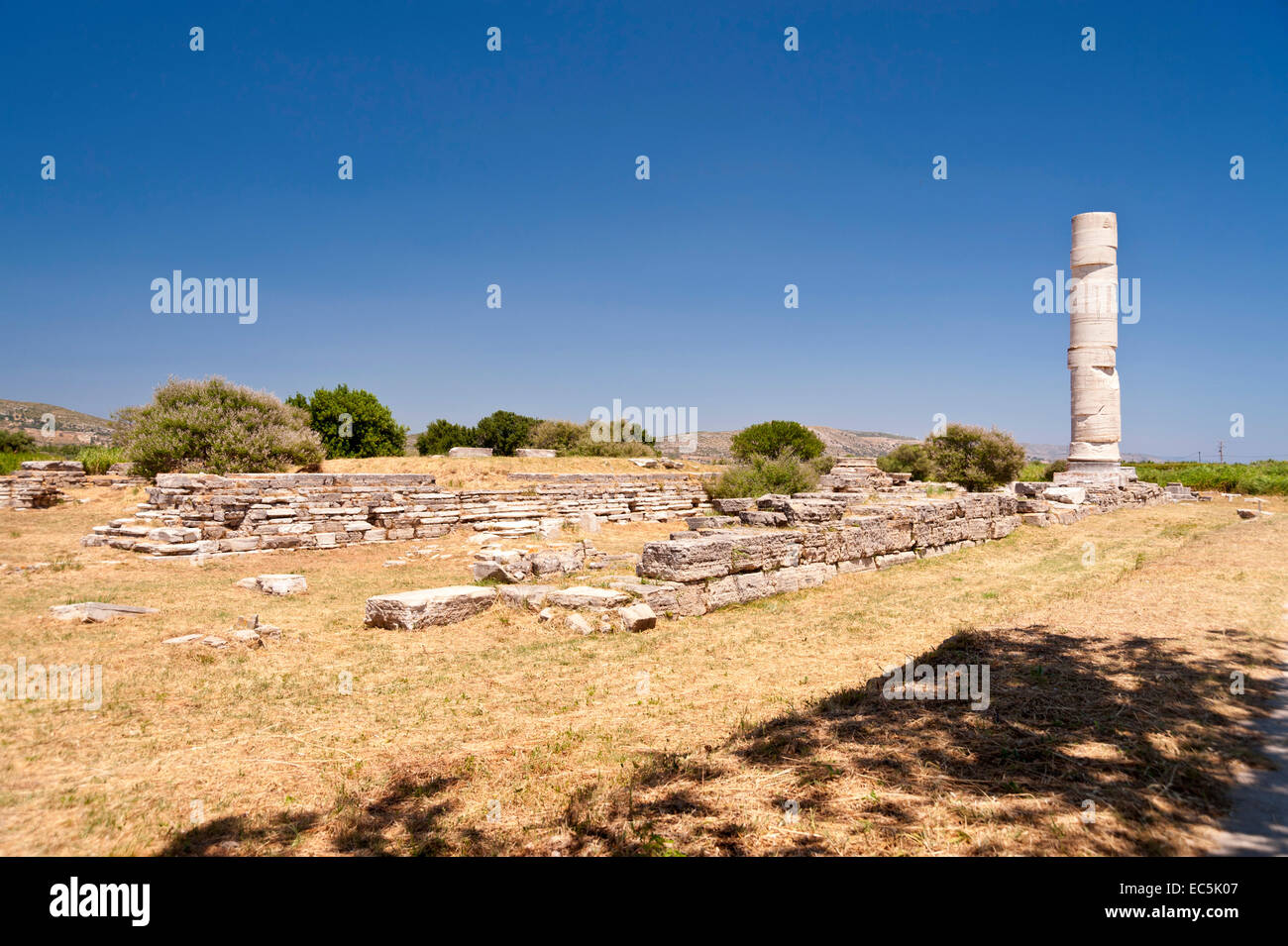 Heraion auf Samos Stockfoto