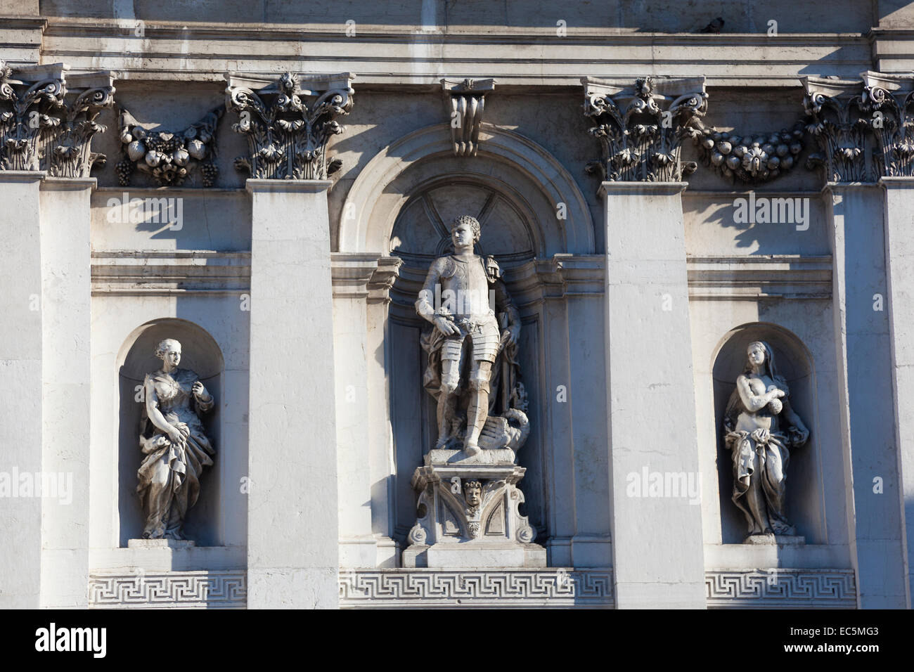 Basilica de Santa Maria della Salud, Venedig, Veneto, Italien Stockfoto