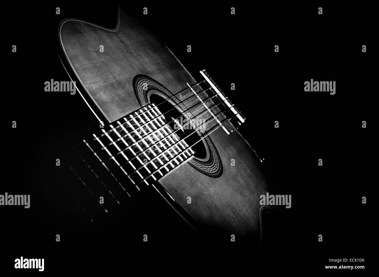 Akustik Gitarre Stockfoto