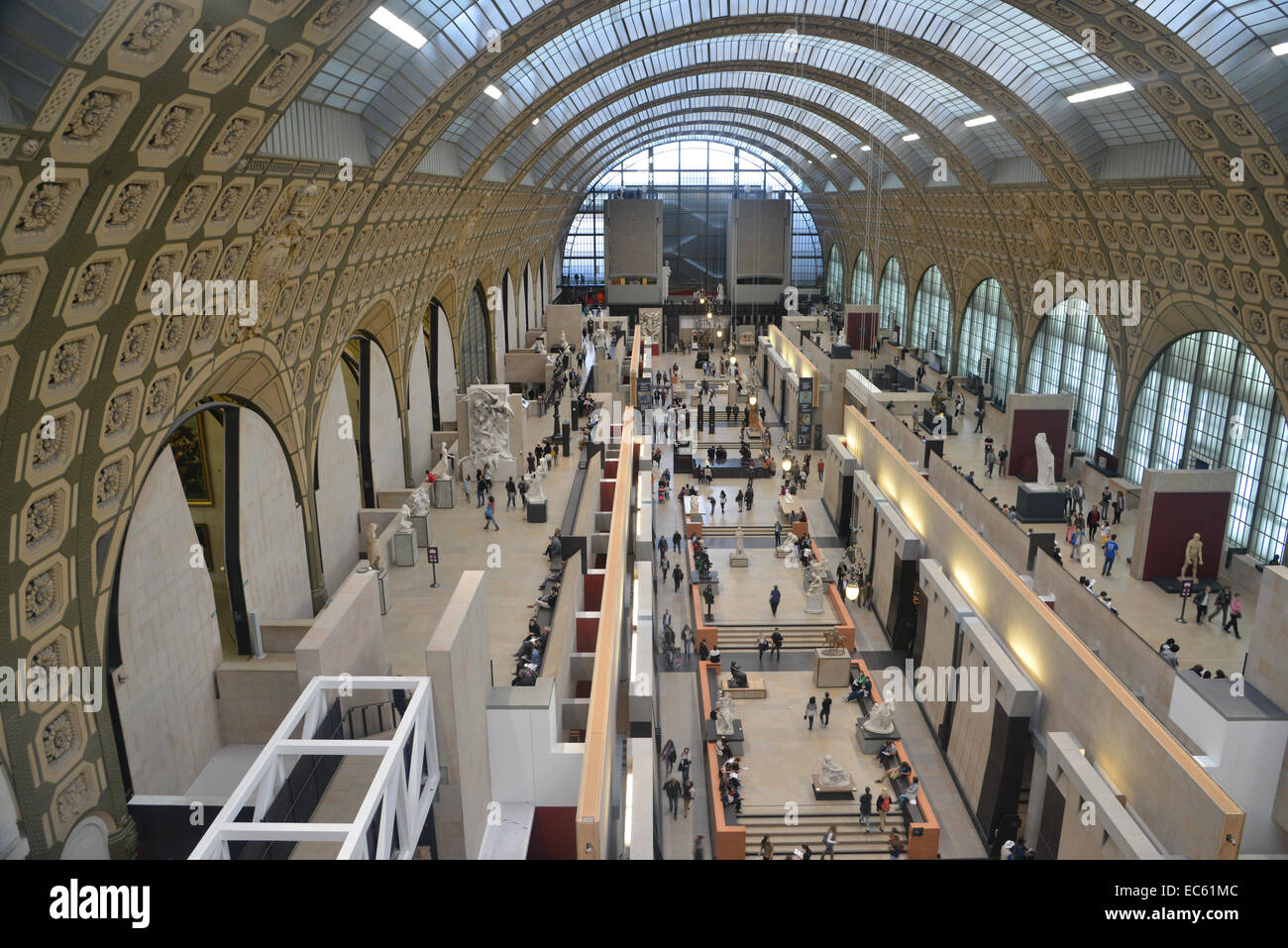 Die große Haupt Hall des Musée d ' Orsay in Paris Stockfoto