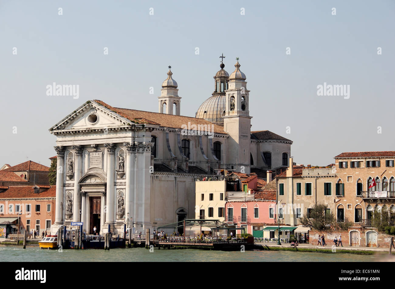 St. Maria Heimsuchung, Canal Grande, Venedig, Italien Stockfoto