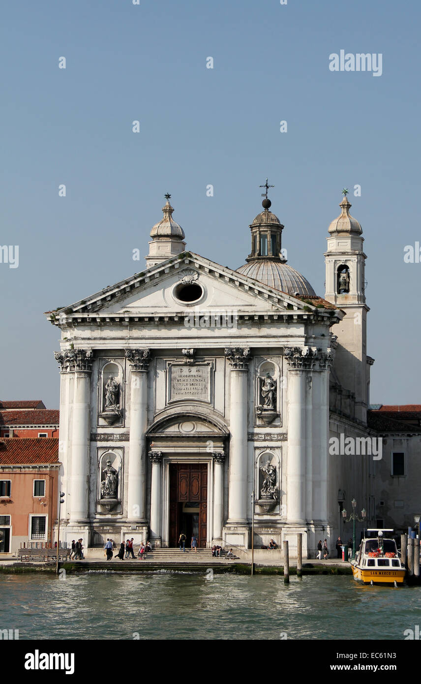 St. Maria Heimsuchung, Canal Grande, Venedig, Italien Stockfoto