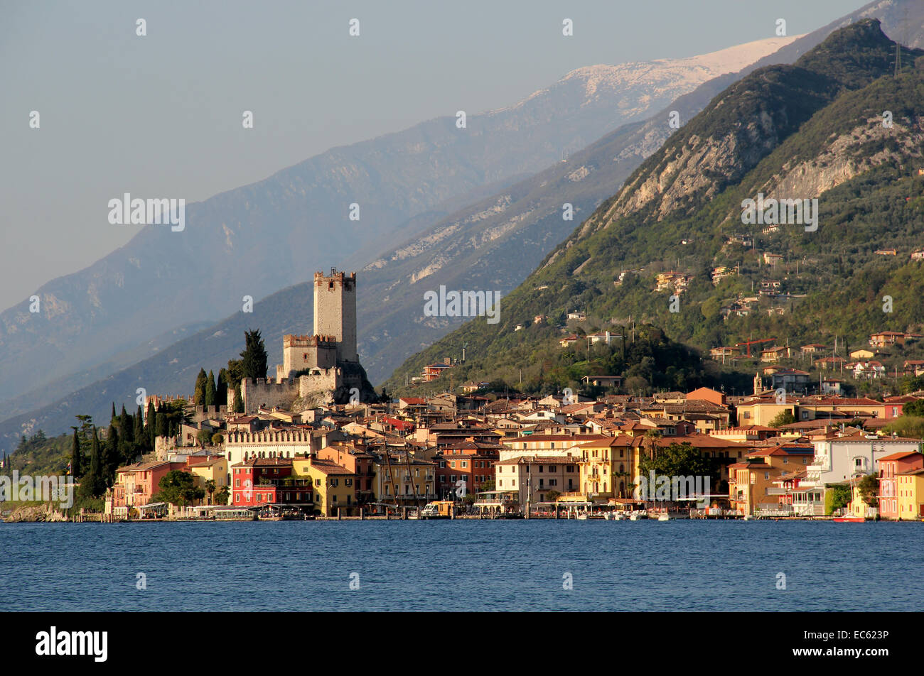 Malcesine, Gardasee, Italien Stockfoto