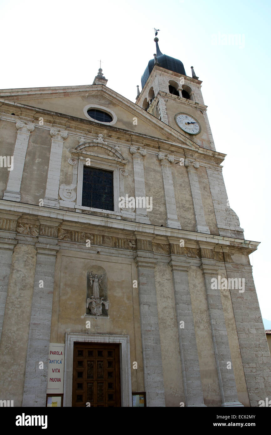 Kathedrale von San Vigilio, Teilansicht, Trento, Italien Stockfoto