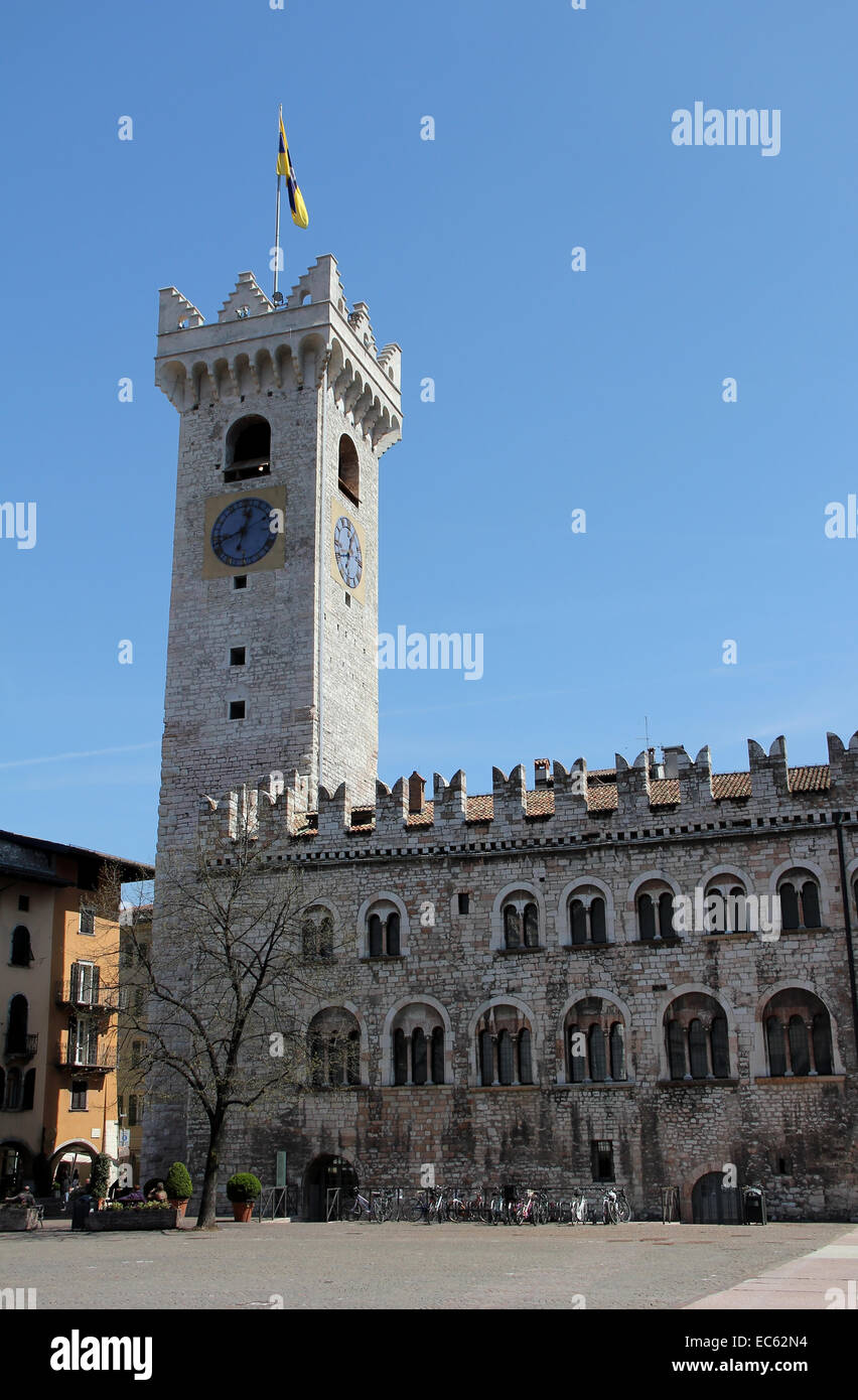 Glockenturm, Trento, Italien Stockfoto