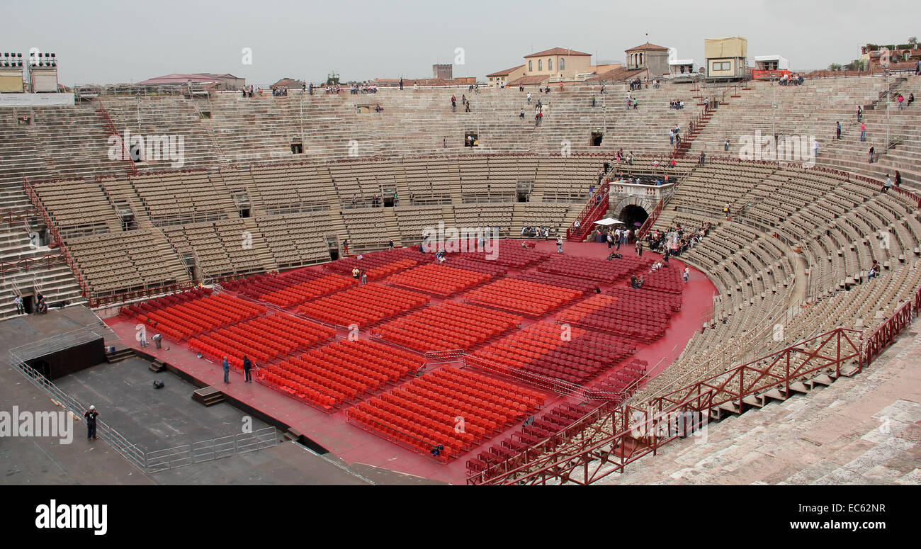 Verona Amphitheater, Italien Stockfoto