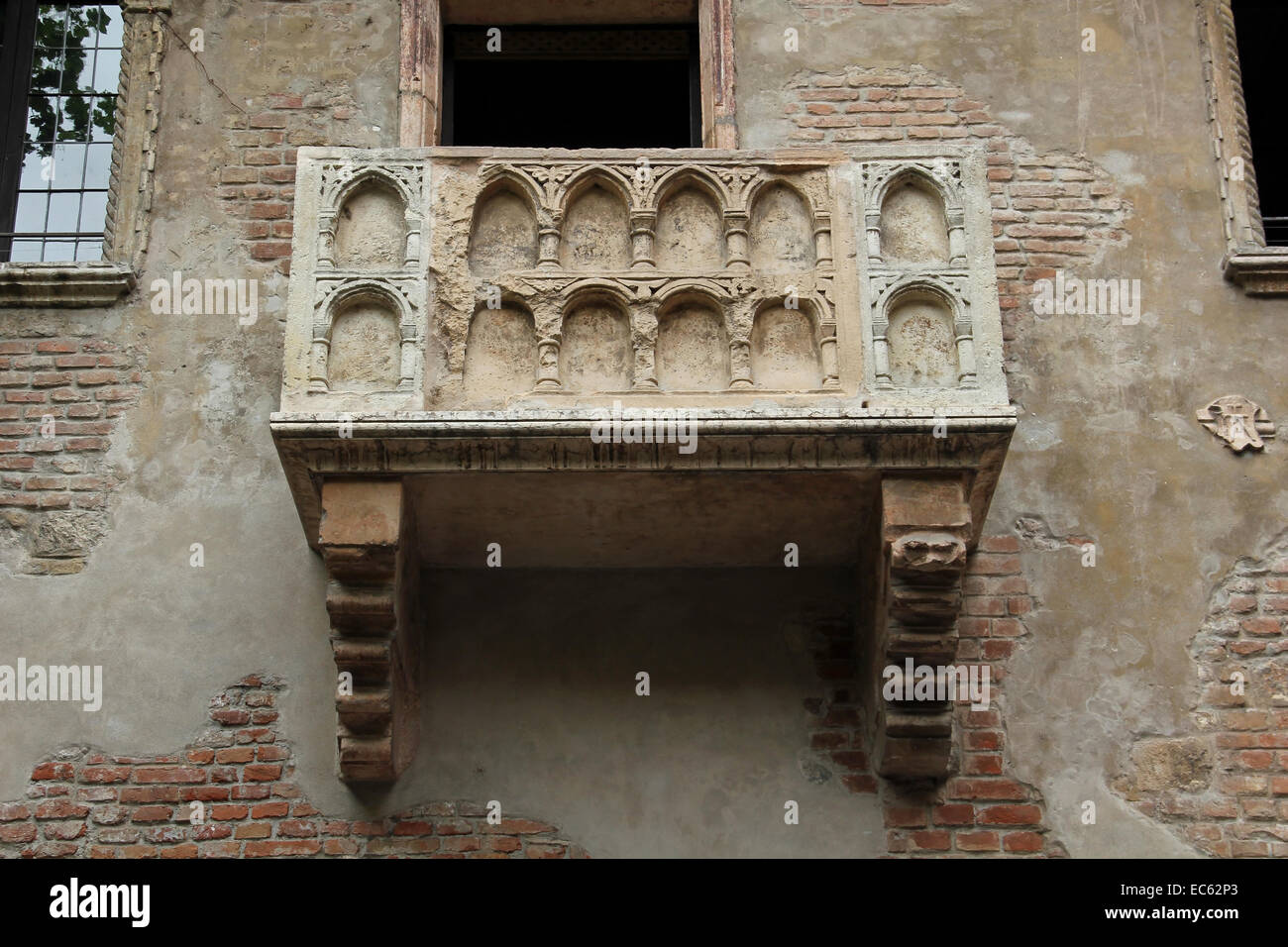 Verona, Haus und Balkon der Julia, Italien Stockfoto