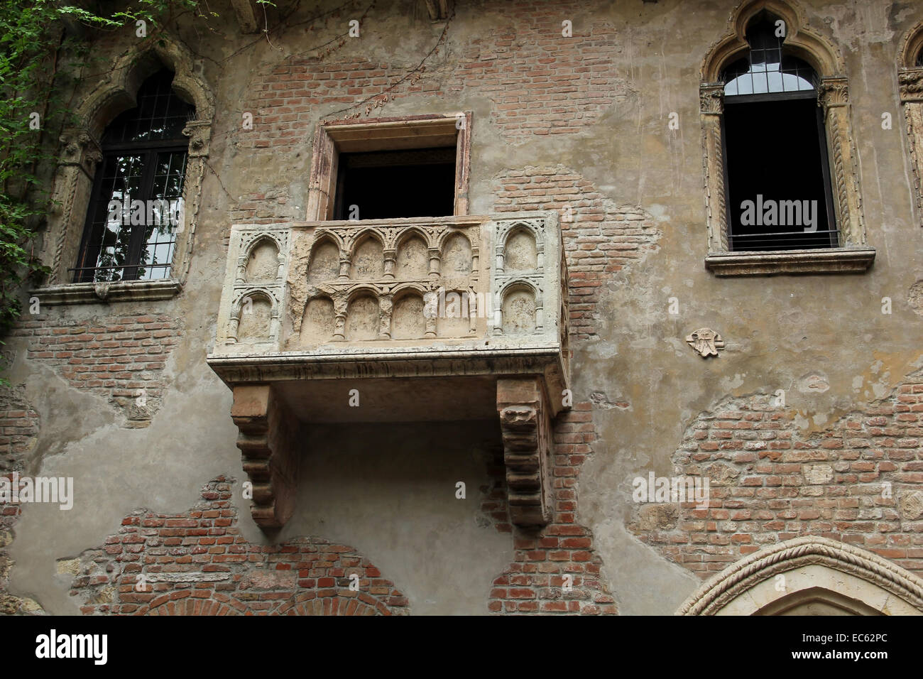 Verona, Haus und Balkon der Julia, Italien Stockfoto