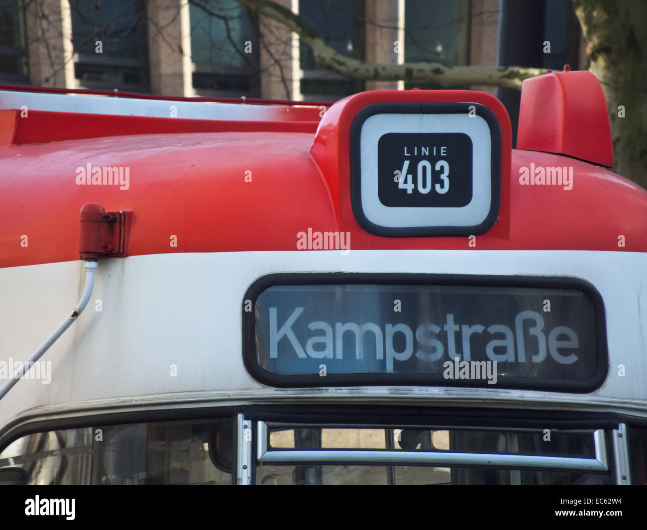 Straßenbahnlinie 403 Stockfoto