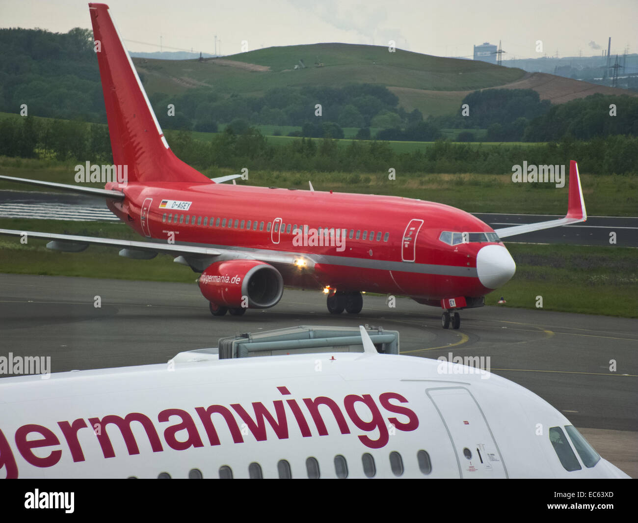 Germanwings und Germania Stockfoto
