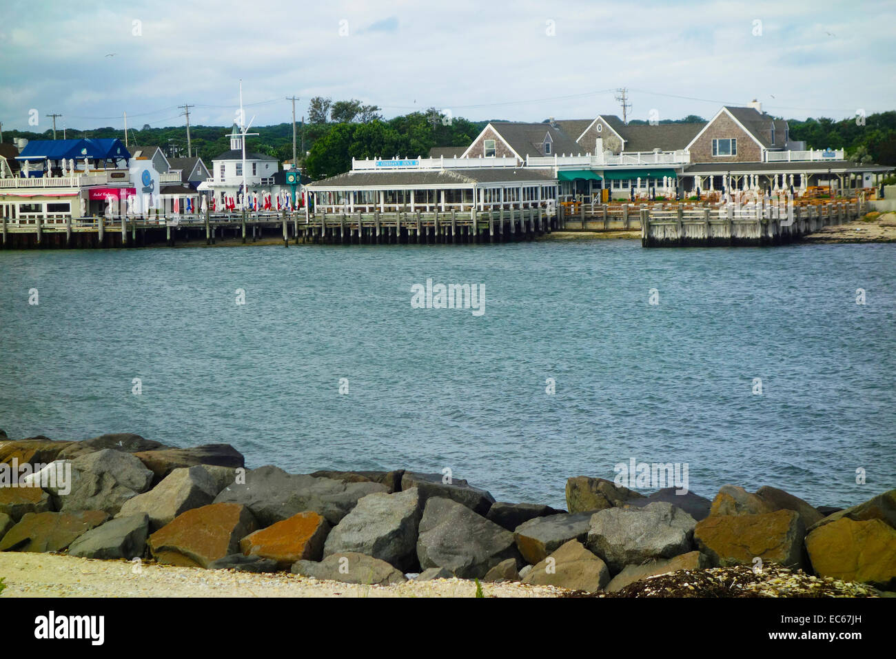 Gosman Restaurant Montauk Long Island NY Stockfoto