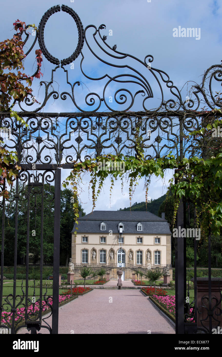 Jardin des Prélats Klostergarten mit der Orangerie Echternach Distrikt Grevenmacher Kanton Echternach Luxemburg Europa Stockfoto