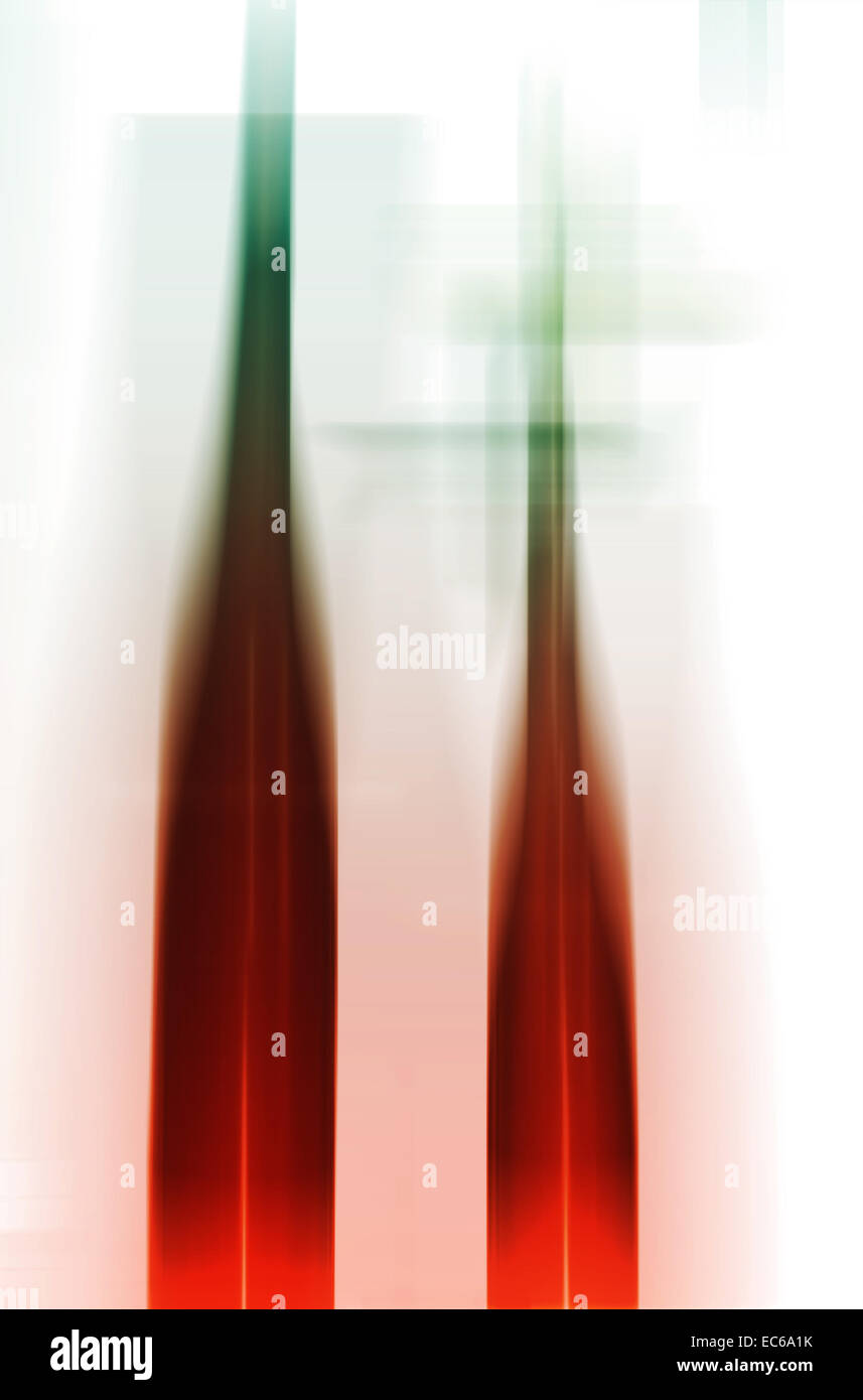 Zwei Vasen abstrakt Stockfoto
