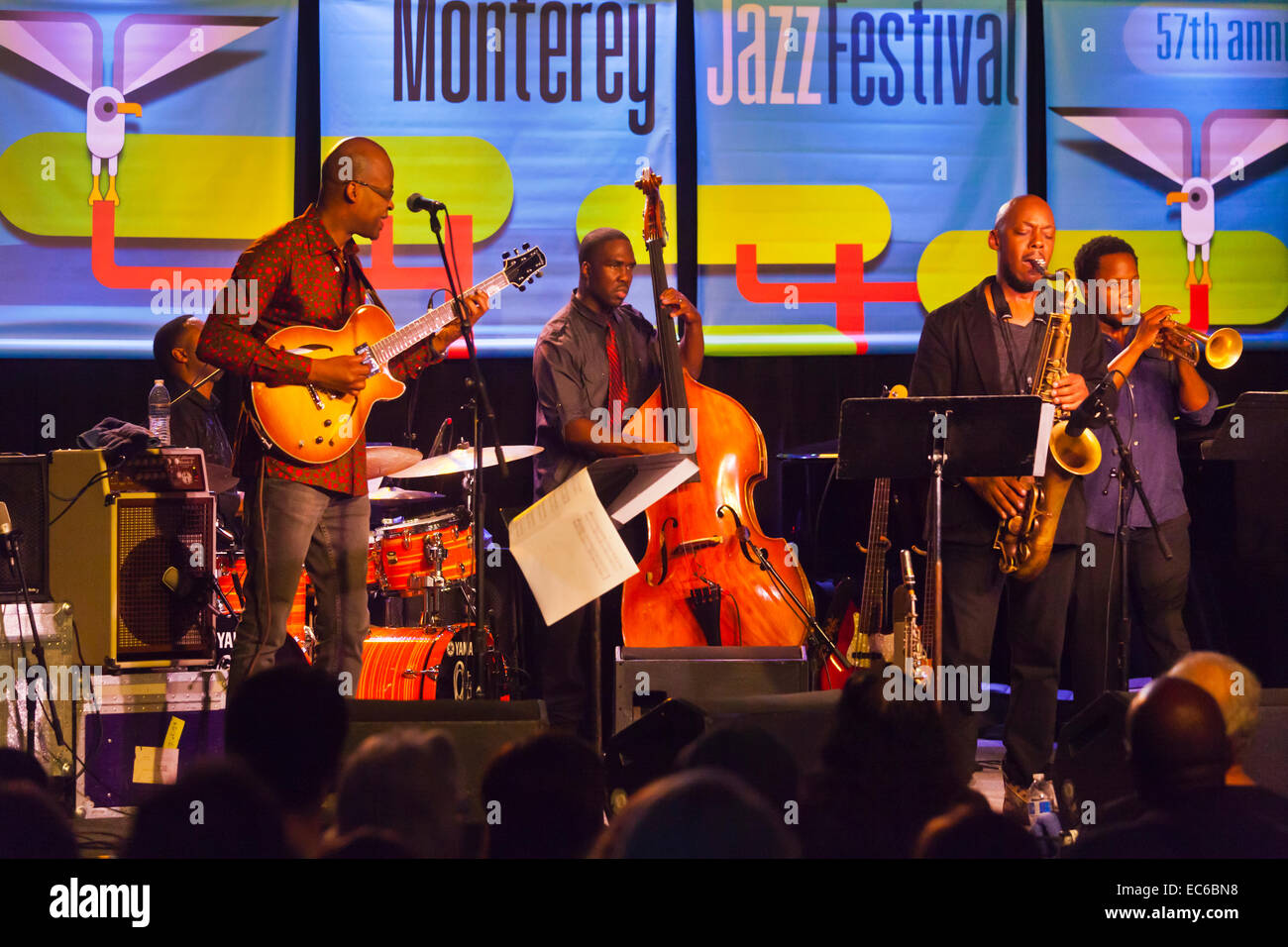 Eine Hommage an die BLUE NOTE RECORDS 75TH ANNIVERSARY at MONTEREY JAZZ FESTIVAL 2014 Stockfoto