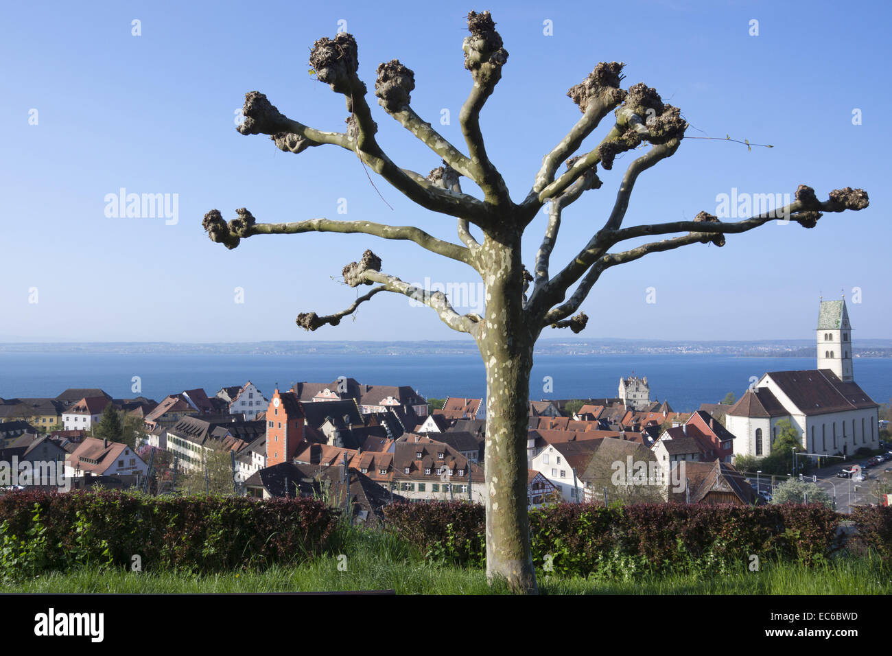 Meersburg, Bodensee, Baden-Württemberg, Deutschland, Europa Stockfoto