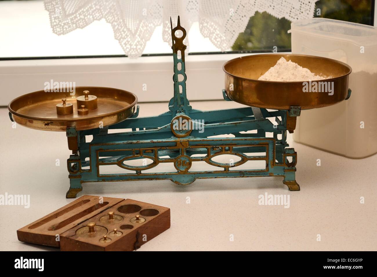 alte Waage Waage Stockfoto