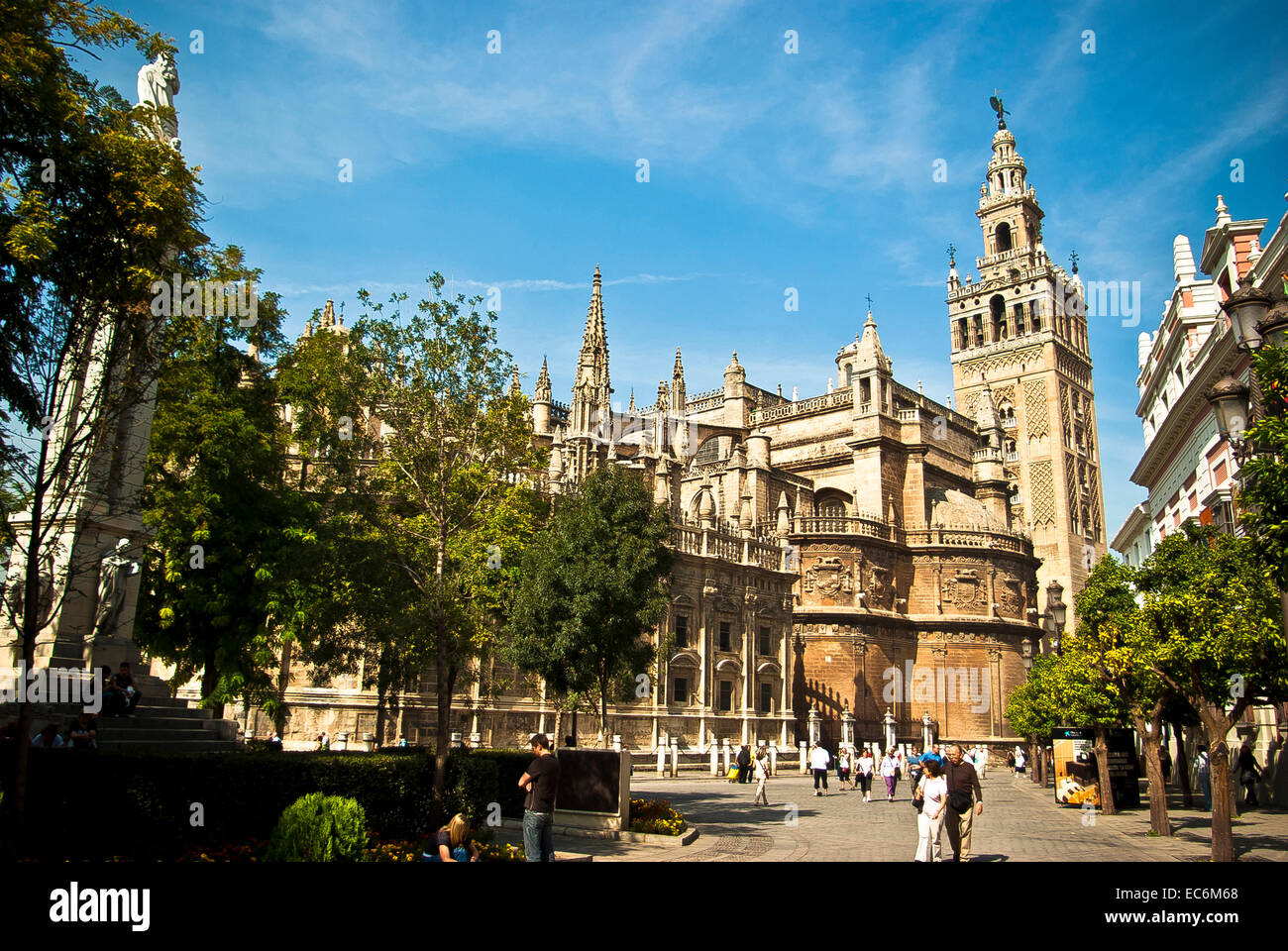 Spanien-Kathedrale in Sevilla Stockfoto