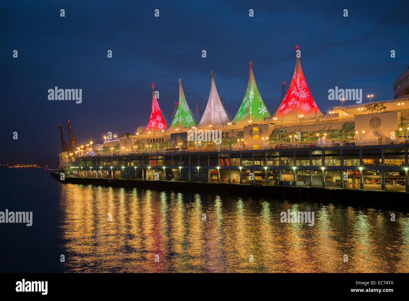 Christmas lights canada place vancouver Fotos und Bildmaterial in