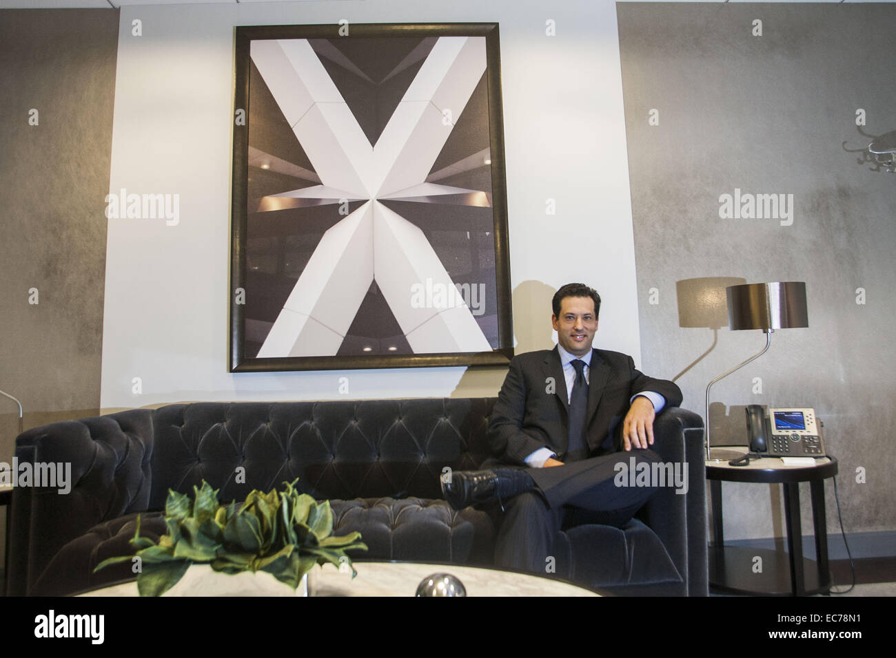 Los Angeles, Kalifornien, USA. 19. November 2014. Steve Sugarman, CEO der Banc of California. © Ringo Chiu/ZUMA Draht/Alamy Live-Nachrichten Stockfoto