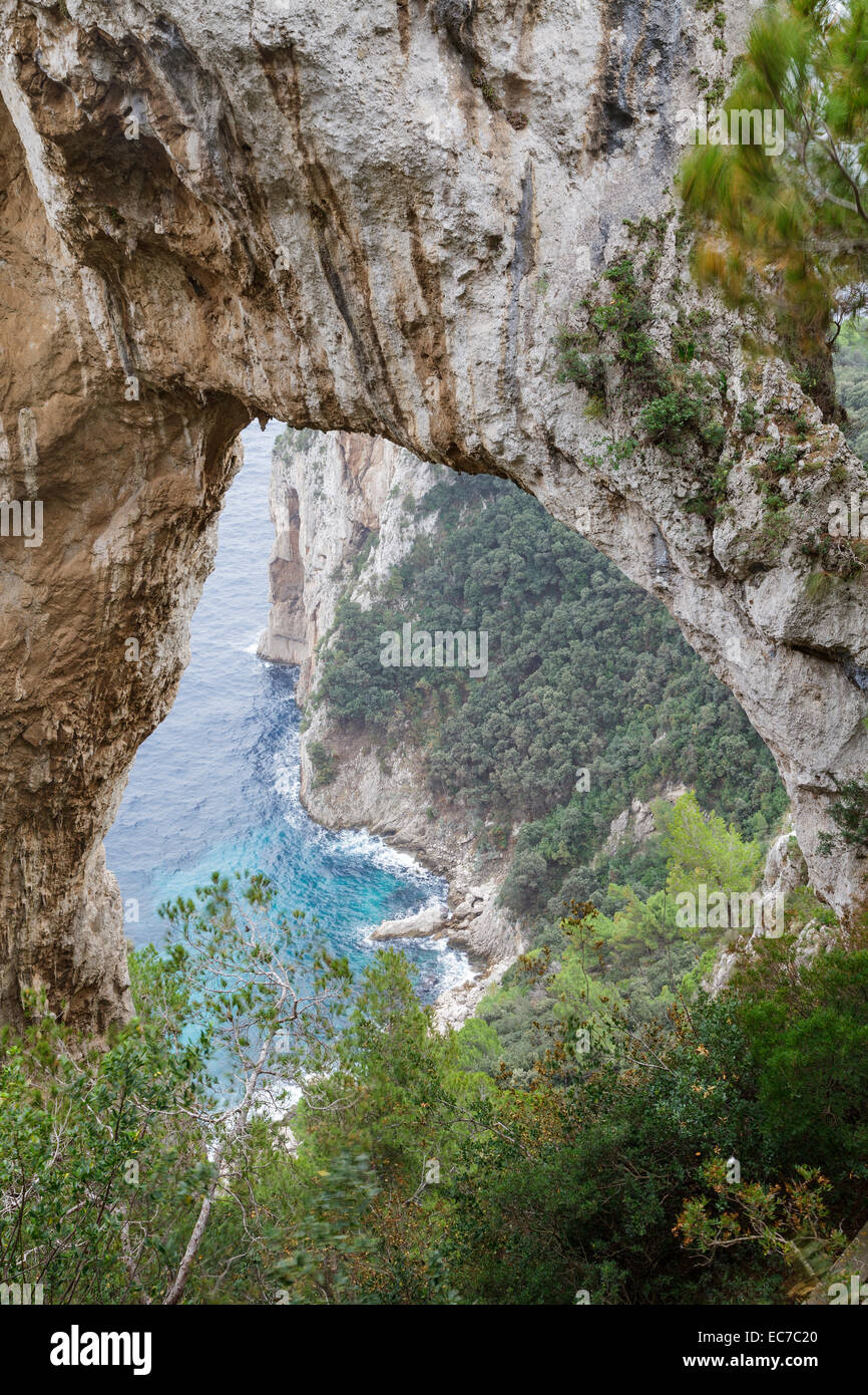 Naturale, Capri, Kampanien, Italien Stockfoto