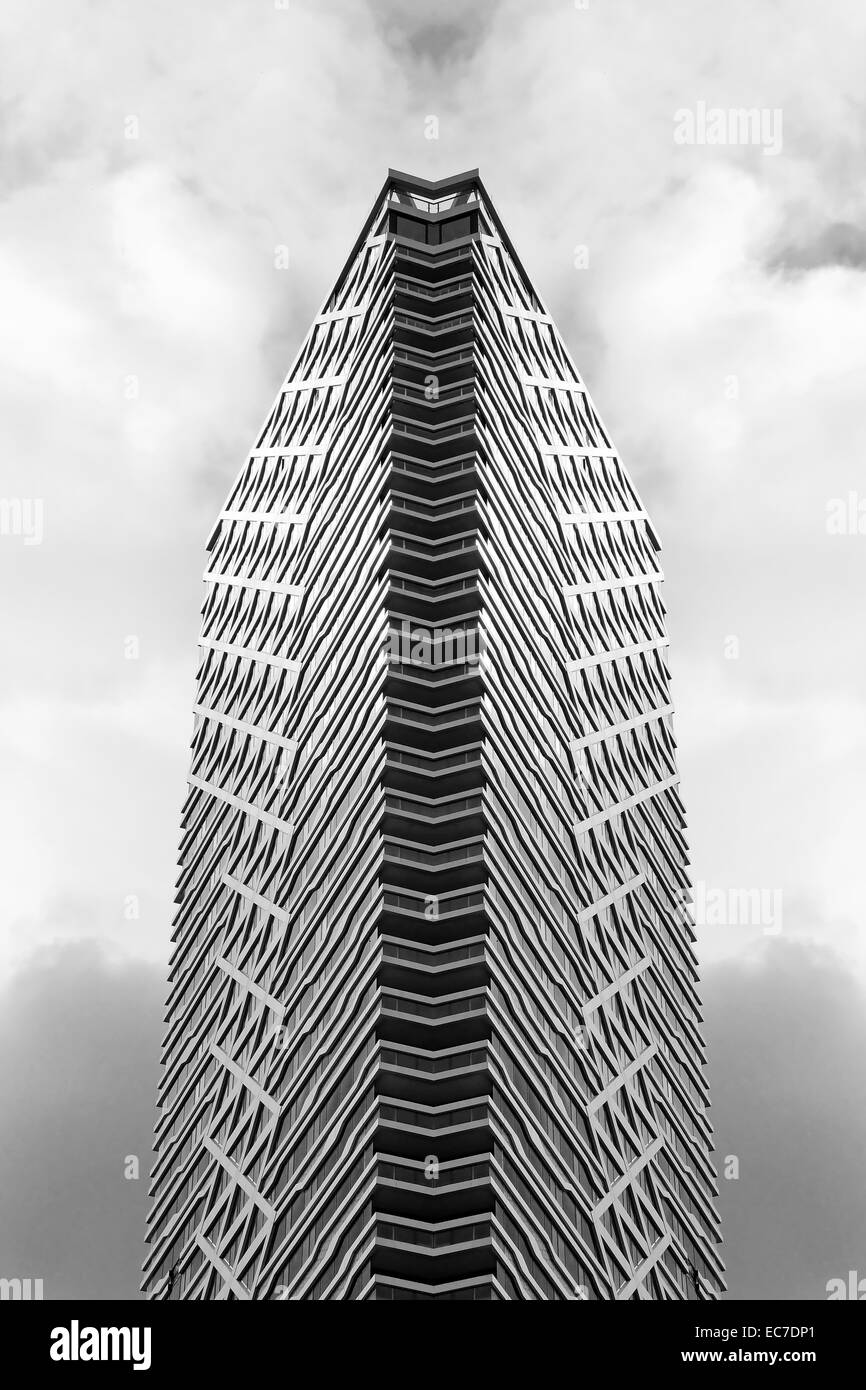 Wolkenkratzer, Composite Stockfoto