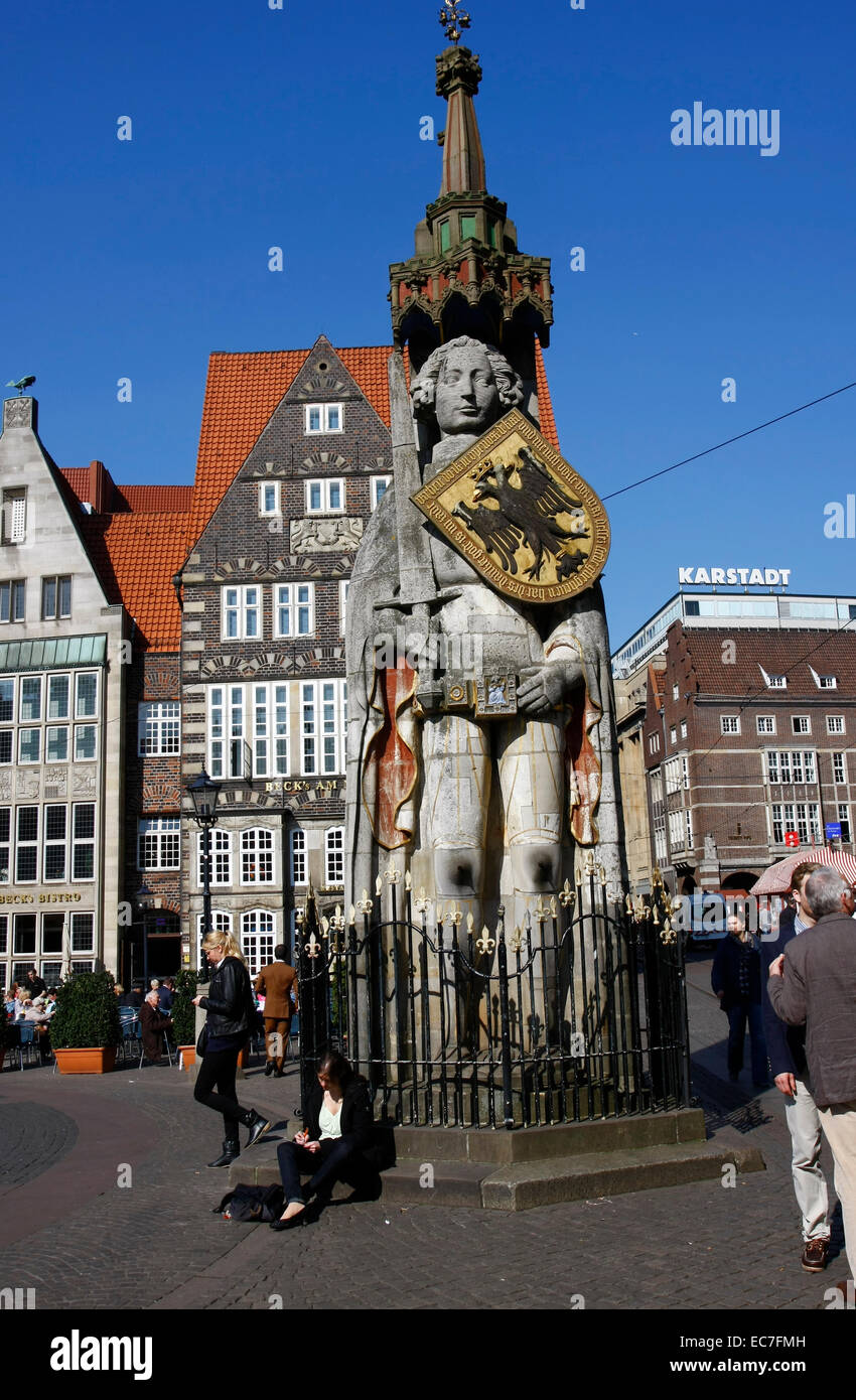 Der Bremer Roland ist eine der ältesten und repräsentativsten und