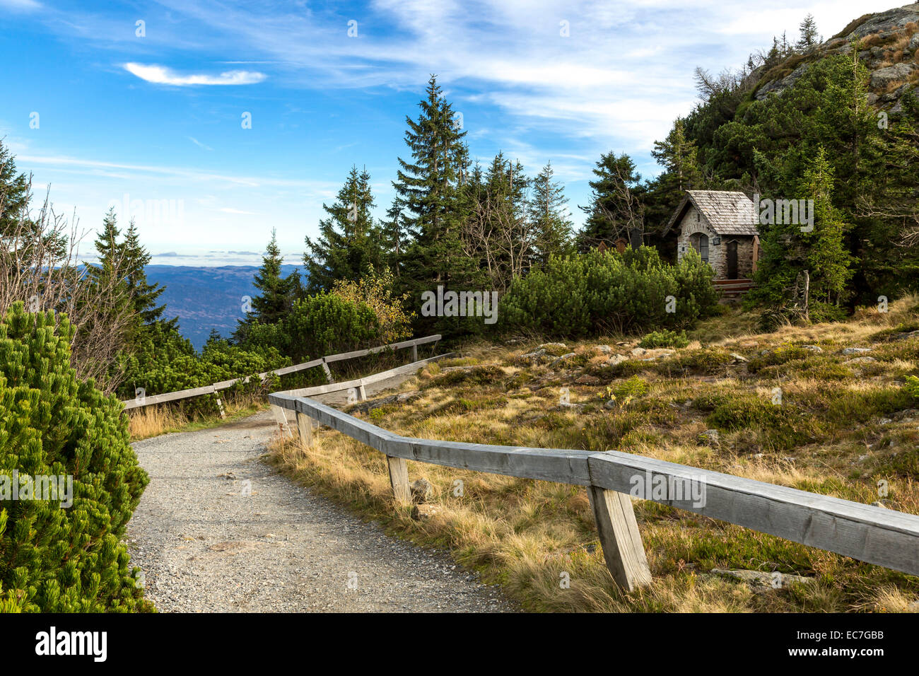 Deutschland, Bayern, Nationalpark Bayerischer Wald, großer Arber, Kapelle Stockfoto