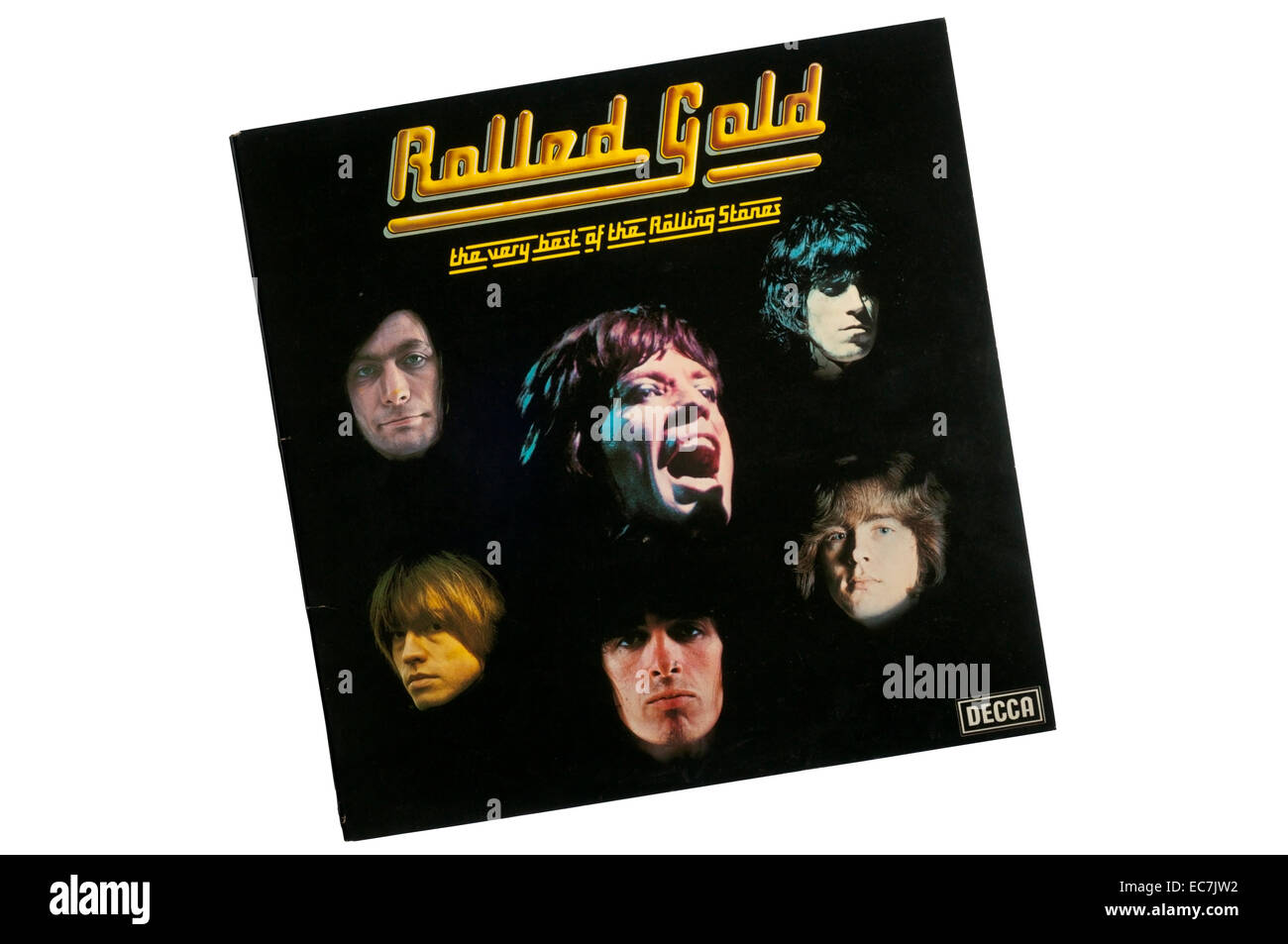 Rolled Gold war ein Compilation-Album von The Rolling Stones unbefugt die Band von Decca Records im Jahr 1975 veröffentlicht. Stockfoto