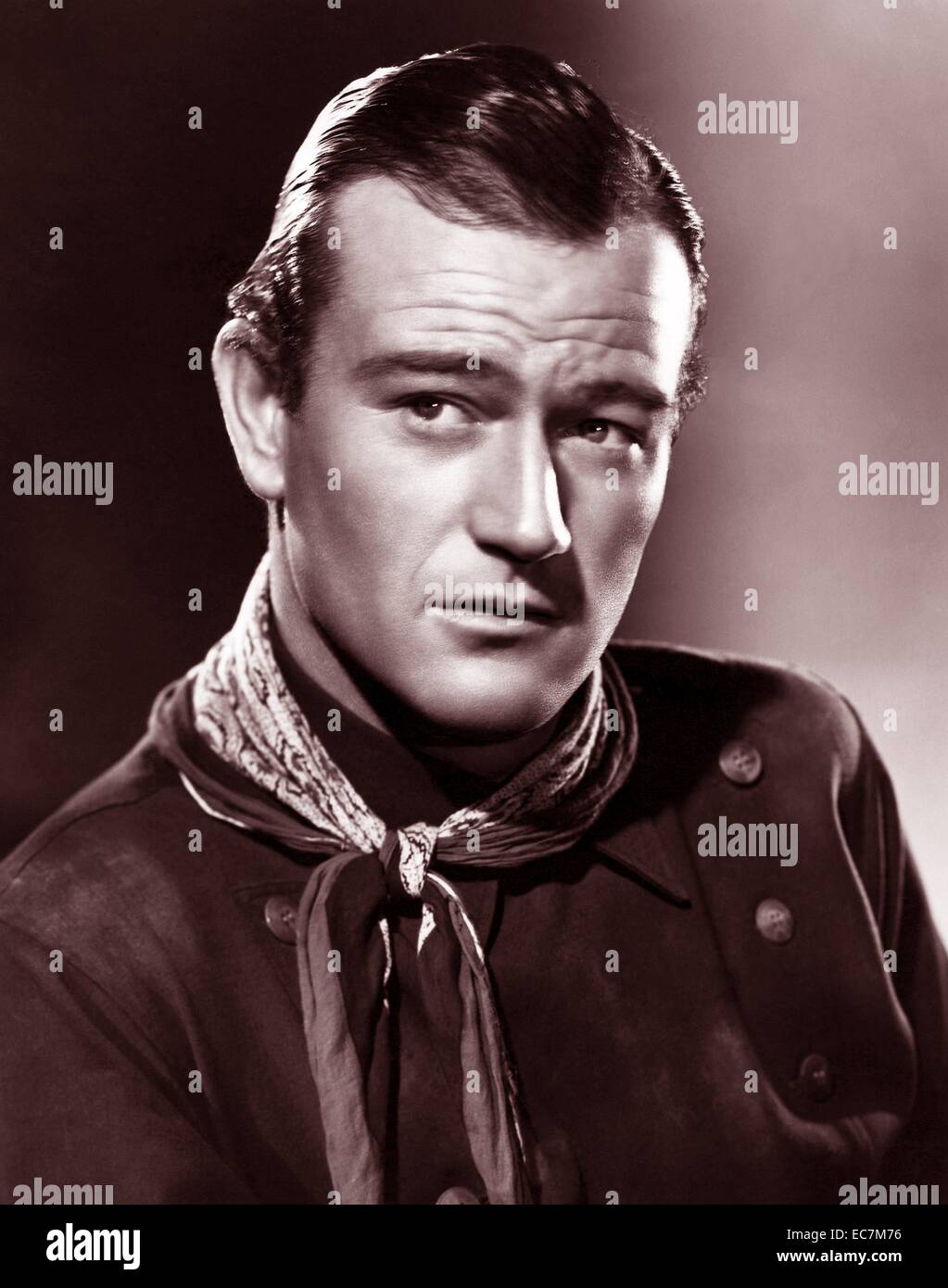 John Wayne 1907 – 11. Juni 1979, US-amerikanischer Schauspieler, Regisseur und Produzent. In Stagecoach 1939 Stockfoto