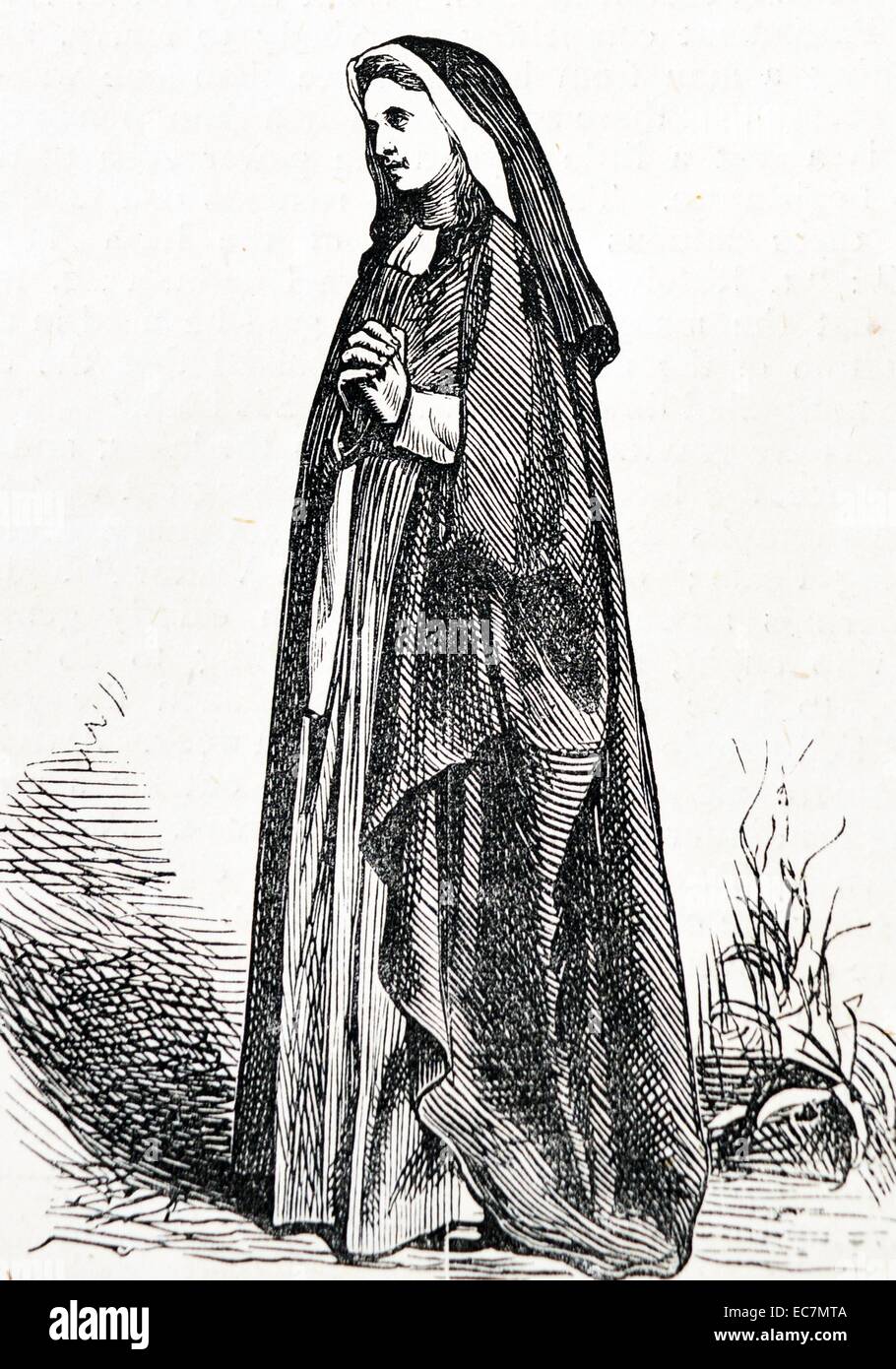 Von einem Plakat werbung die Bayerische Passion Play Detail; eine dramatische Darstellung mit der Darstellung der Passion Jesu Christi: sein Versuch, das Leiden und den Tod. Das Zeichen, das in diesem Detail gezeigt wird, ist der t. Maria" gespielt von Franziska Flunger. Der Antisemitismus war prominent in Leidenschaft spielt. Vom 1870 Stockfoto Von einem Plakat werbung die Bayerische Passion Play Detail; eine dramatische Darstellung mit der Darstellung der Passion Jesu Christi: sein Versuch, das Leiden und den Tod. Das Zeichen, das in diesem Detail gezeigt wird, ist der t. Maria" gespielt von Franziska Flunger. Der Antisemitismus war prominent in Leidenschaft spielt. Vom 1870 Stockfoto